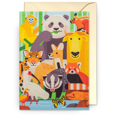 Birthday Card Friends of the Bamboo Forest