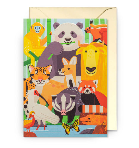 Birthday Card Friends of the Bamboo Forest