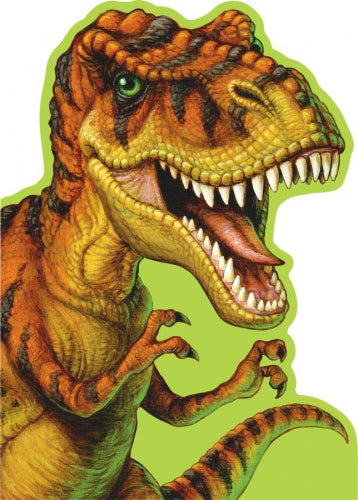 Birthday Card Ferocious T Rex