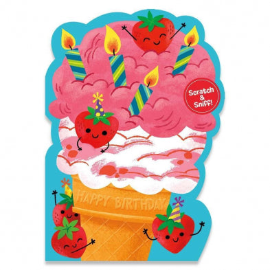 Birthday Card Double Scoop
