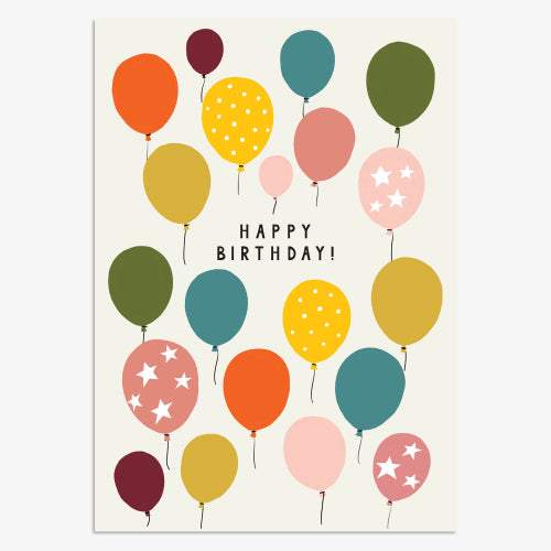 Birthday Card Birthday Balloons