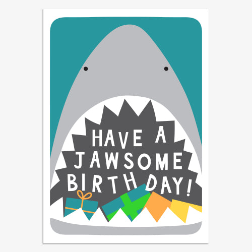 Birthday Card Jawsome Birthday