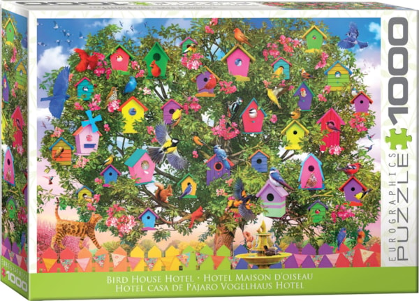 Eurographics 1000 Piece Puzzle - Bird House Hotel