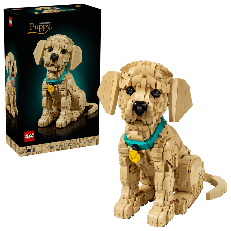 Lego Icons Golden Retriever Puppy 11384