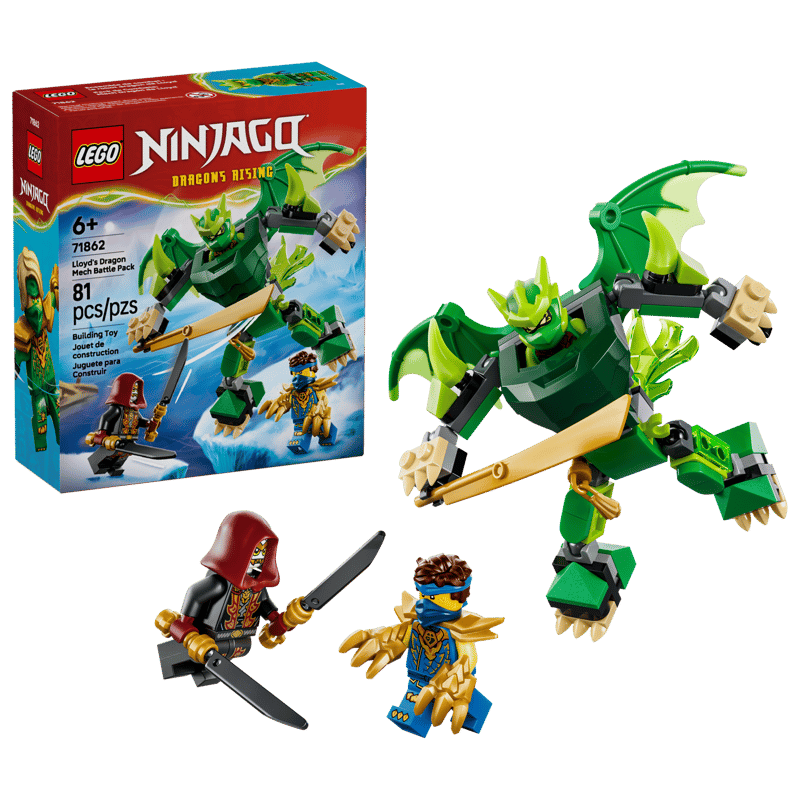 Lego Ninjago Lloyd's Dragon Mech Battle Pack 71862