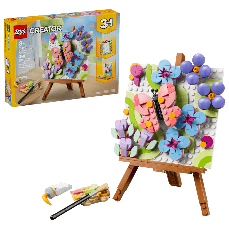 Lego Creator 3-in-1 Floral Art Decor Painting 31390