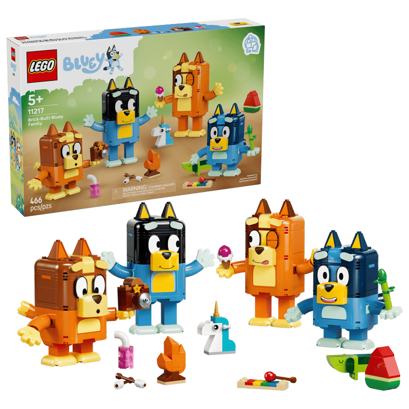 Lego Duplo Bluey Brick-Built Bluey Family 11217