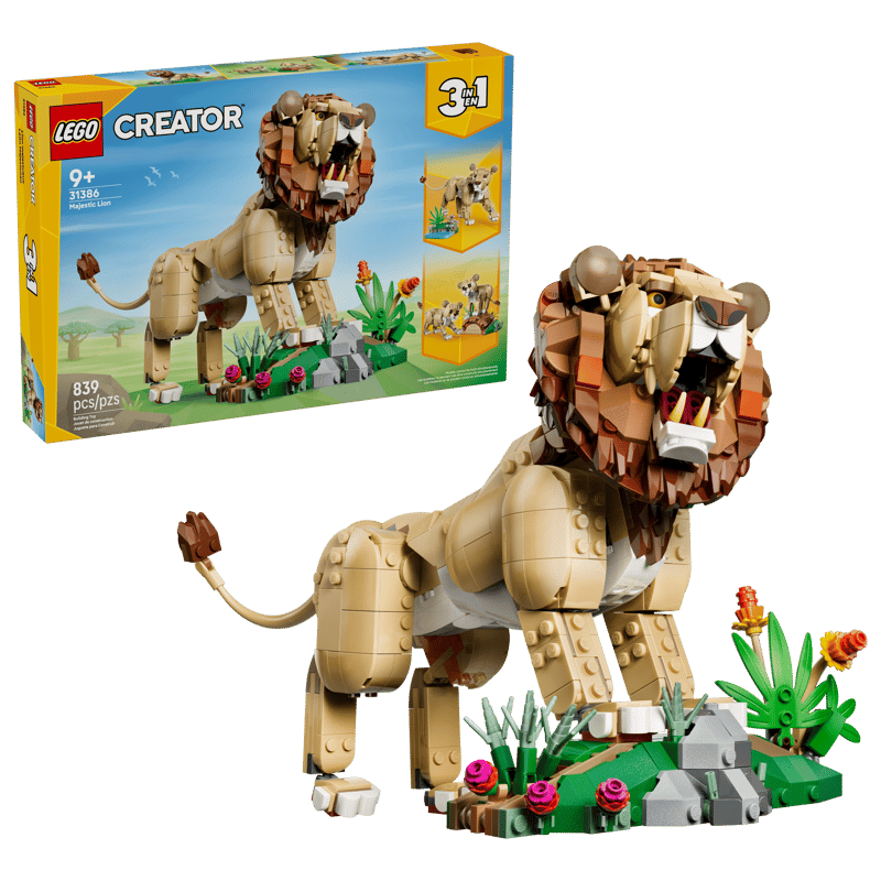Lego Creator 3-in-1 Wild Animals: Majestic Lion 31386