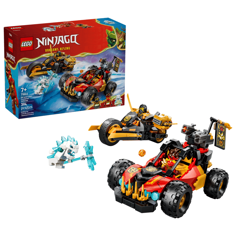Lego Ninjago Kai and Cole's Combiner Vehicles 71864
