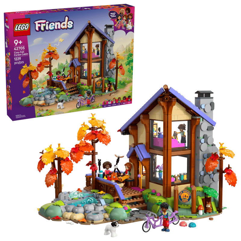 Lego Friends Cozy Fall Forest Cabin 42705