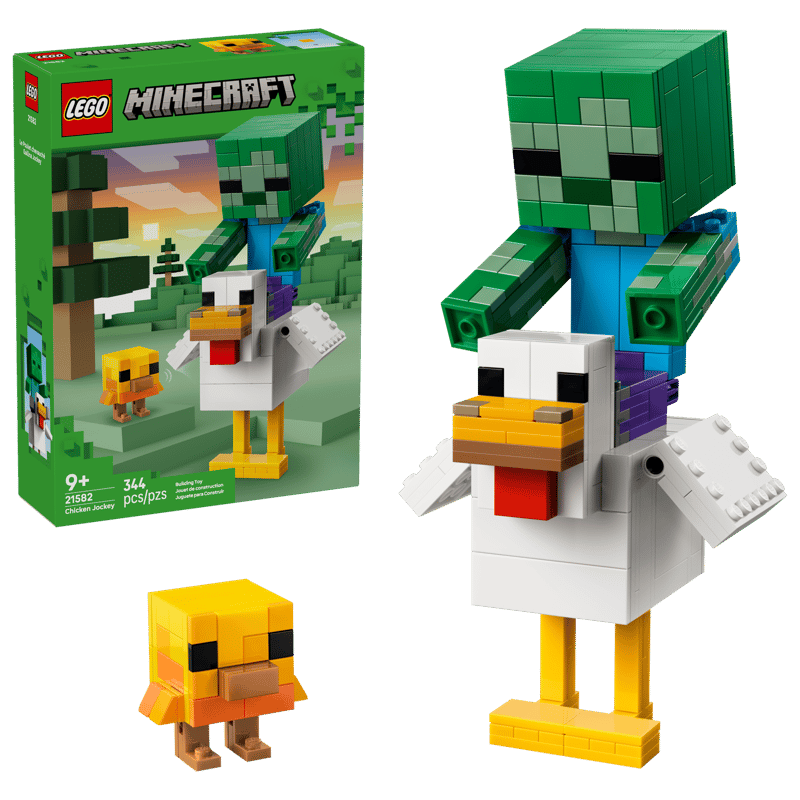 Lego Minecraft Chicken Jockey 21582