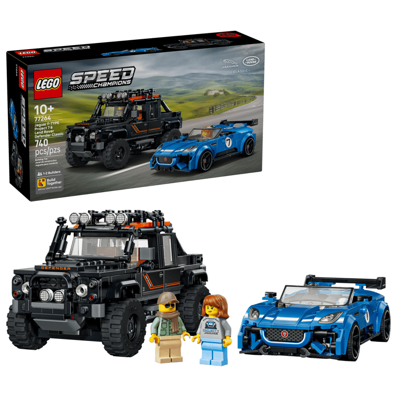 Lego Speed Champions Jaguar Project 7 & Land Rover Defender 77264