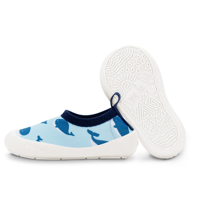 Jan & Jul Kids Water Shoes - Blue Whale - Various Sizes