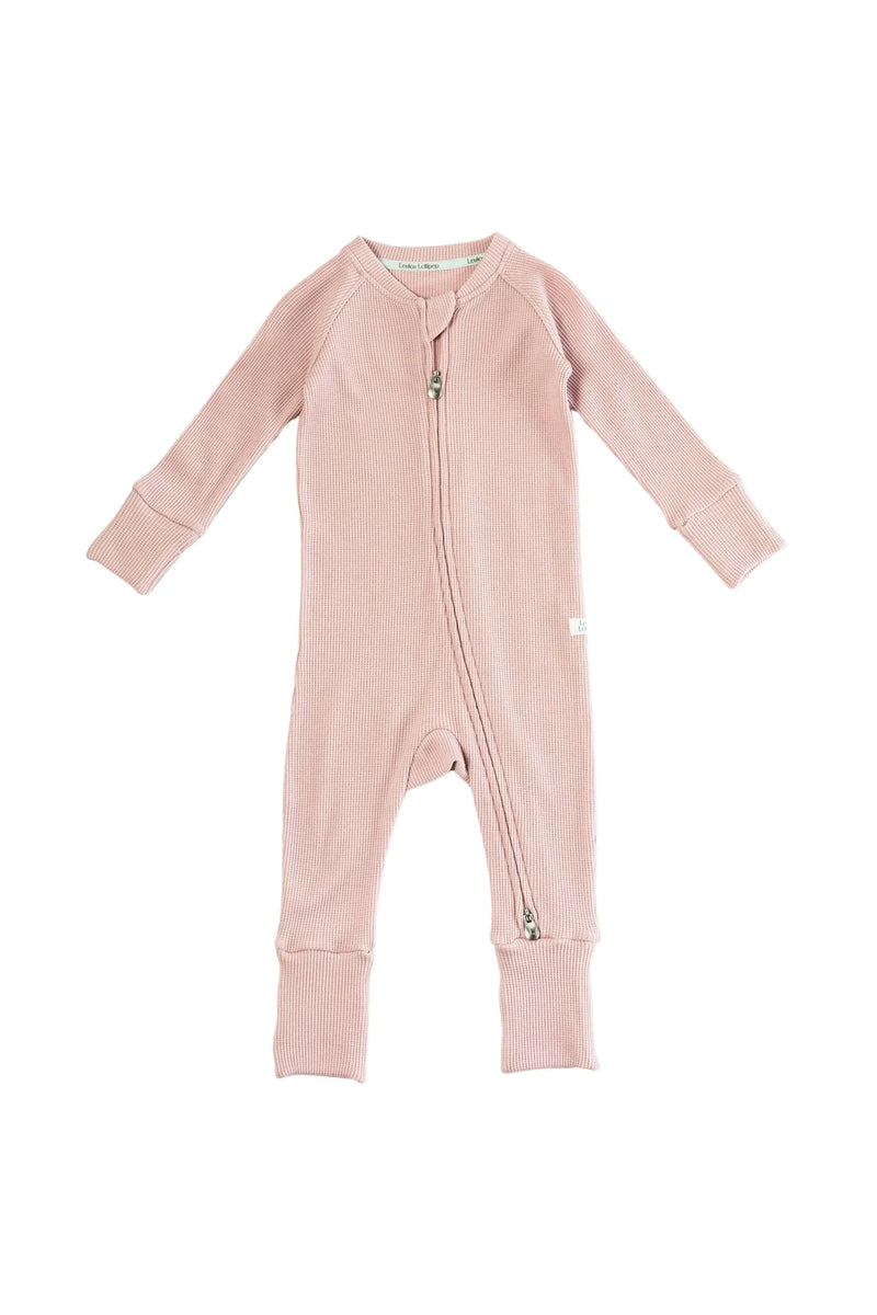 Loulou Lollipop Waffle Sleeper - Blush Pink - Various Sizes