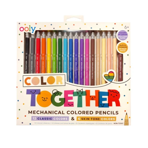 ooly Color Together Mechanical Coloured Pencils - Set of 18