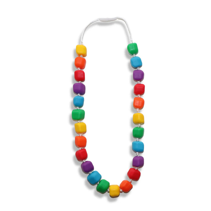 Jellystone Designs Princess and the Pea Necklace - Bright Rainbow