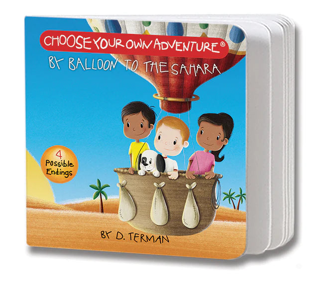 Choose Your Own Adventure Board Book - By Balloon to the Sahara