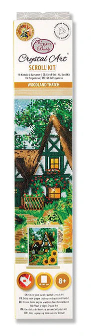 Crystal Art Scroll Kit - Woodland Thatch
