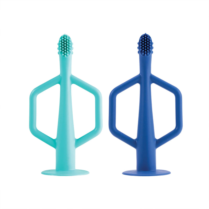 Silicone Training Brush - Indigo + Mint