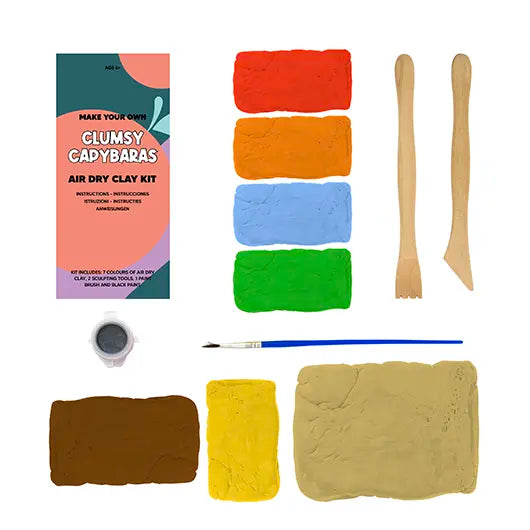 Air Dry Clay Kit - Clumsy Capybara