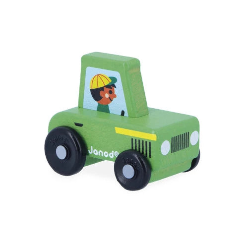 Janod Cross Roads - Green Tractor