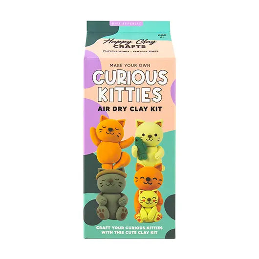 Air Dry Clay Kit - Curious Kitties