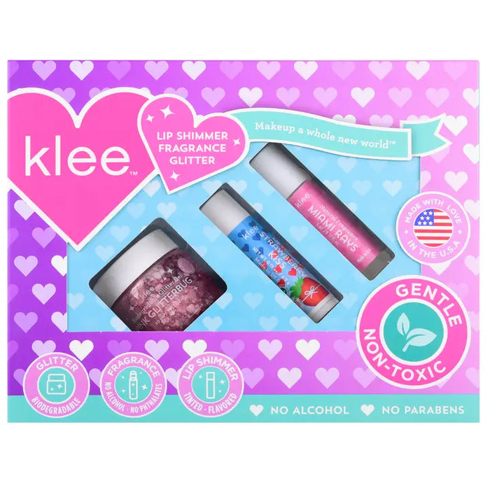 Klee Kids Natural Play Makeup Set Bioglitter - Upside Down