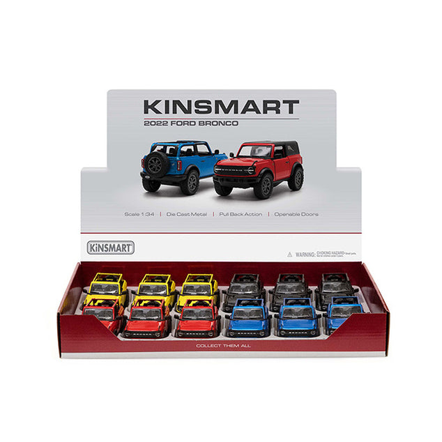 Diecast 2022 Ford Bronco (Open Top) - Various Colours