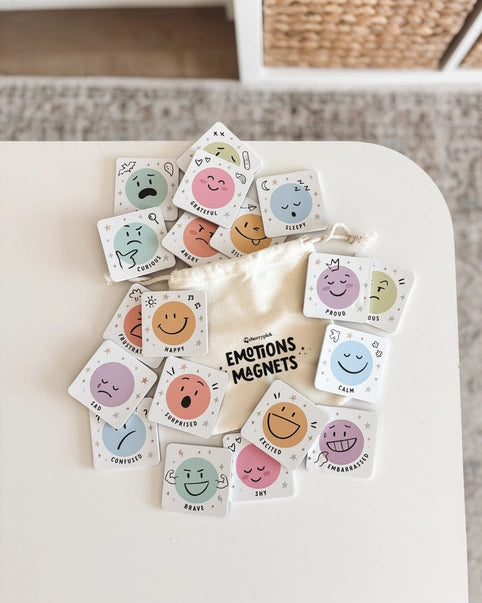Emotions Magnets - Soft Foam Magnets 20 Piece Set
