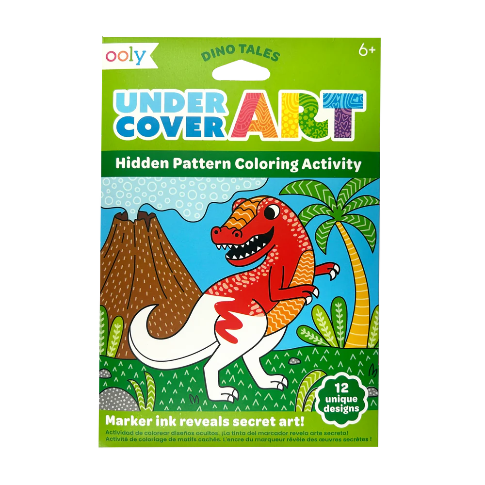 ooly Undercover Art Hidden Patterns Colouring Activity - Various Styles