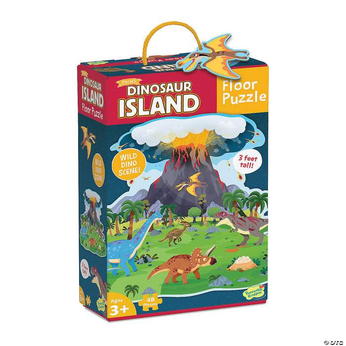 Peaceable Kingdom Dinosaur Island 48pc Floor Puzzle
