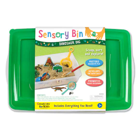 Creativity for Kids Sensory Bin - Dinosaur Dig