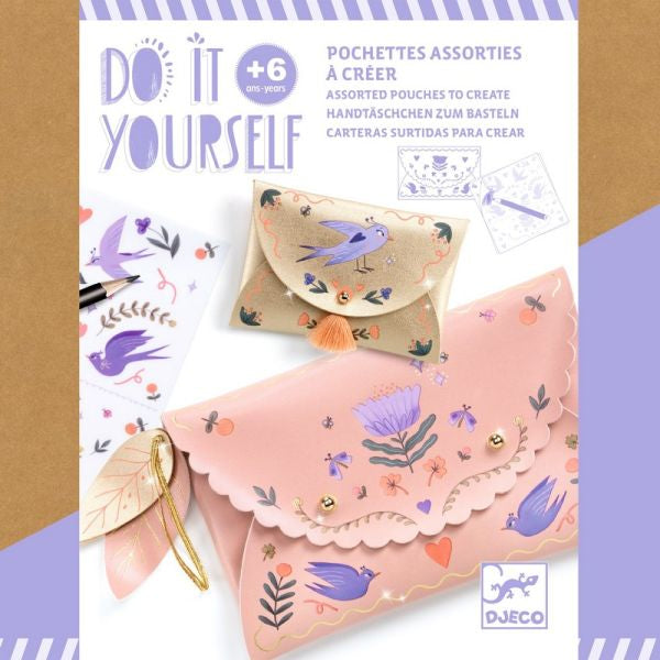 Djeco DIY Pouches to Create - Sweet Fashionista