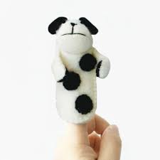 Hamro Village Felt Finger Puppet - Dog