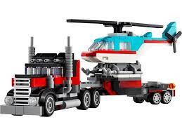 Lego Creator 3-in-1 Flatbed Truck with Helicopter 31146