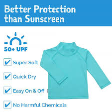 Jan & Jul Long Sleeve UV Top - Lagoon - Various Sizes