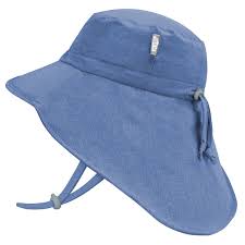 Jan & Jul Aqua Dry Adventure Hat - Blue with Navy Trim - Various Sizes