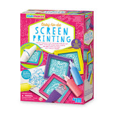 Kidz Maker Easy-To-Do Fabric Screen Printing