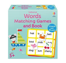 Usborne Words Matching Games and Book