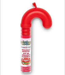 Rainbow Loom Beadmoji Candy Cane Bracelet Bead Kit