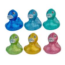 ORB Arcade Capsules Glitter Rubber Duckies