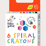 Haku Yoka 6 Spiral Crayons