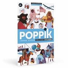 Poppik Discovery Poster and Stickers - Timeline of World History