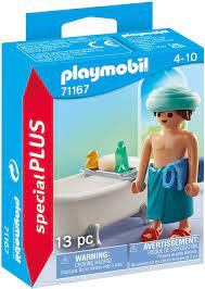 Playmobil -  Figures - Man in Bathtub - 71167