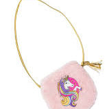 Great Pretenders Fluffy Unicorn Petite Purse
