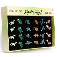 Great Pretenders Dinosaur Fidget Spinner Rings - Various Styles