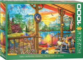 Eurographics 1000 Piece Puzzle - Early Morning Fishing