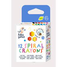 Haku Yoka 12 Spiral Crayons