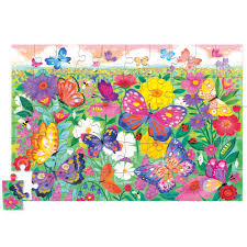 Crocodile Creek 50pc Holographic Puzzle - Butterflies
