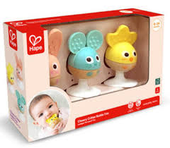 Hape Cheery Critter Rattle Trio